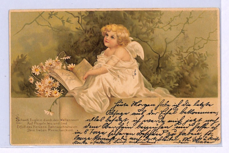 Germany BOER WAR *HAND-PAINTED FLAG* Postcard Elberfeld 1901 CDS {samwells}XV39 - Image 4