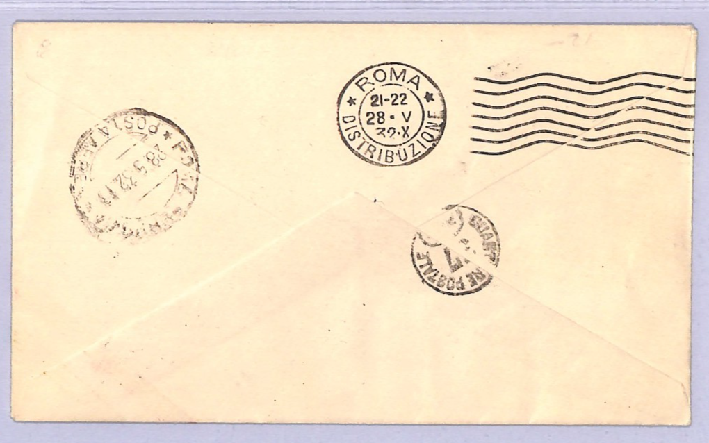 HUNGARY Air 1932 Cover SPECIAL FLIGHT *JUSTICE FOR HUNGARY* Rome {ex Joffe}WT148 - Image 7