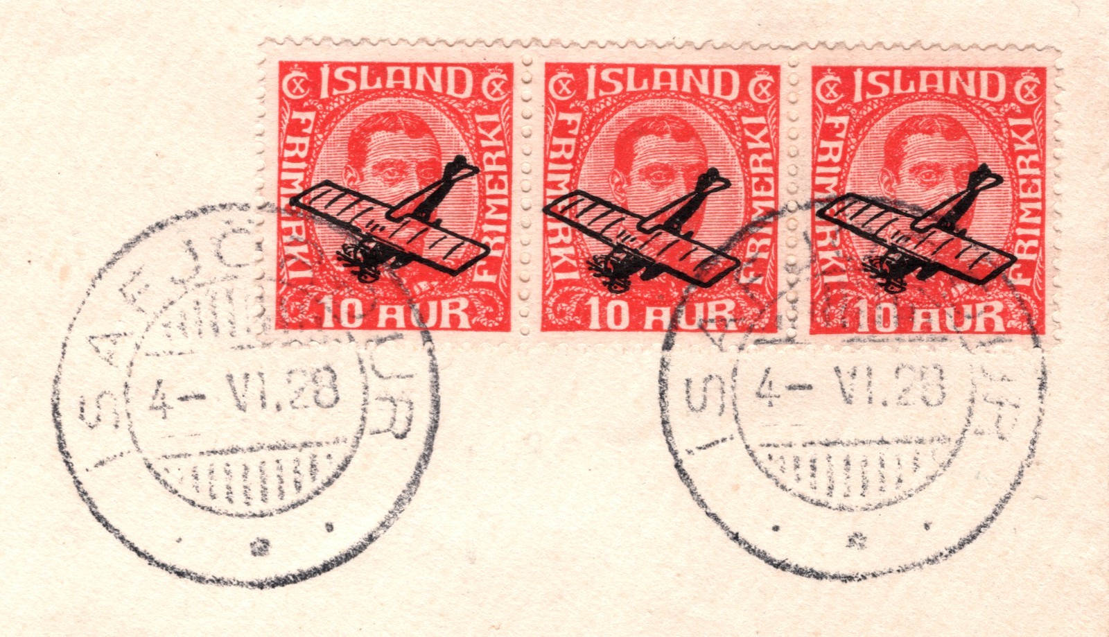 ICELAND Air 1928 Cover FIRST FLIGHT Ísafjörður-Siglufjörður {Muller #1 VAR}VT60