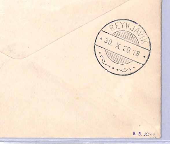 ICELAND Air 1930 Cover FIRST FLIGHT *Önundarfjörður*-Reykjavik {FM #8a VAR}VT56 - Image 6