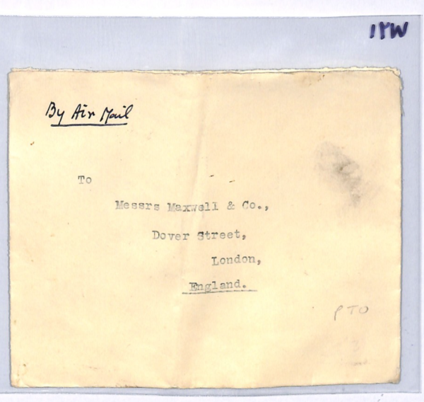 INDIA Bengal KGV Cover *NAZARGUNJ RAJ* Crest PRINCELY STATE Military ROYALTY WY1 - Image 6