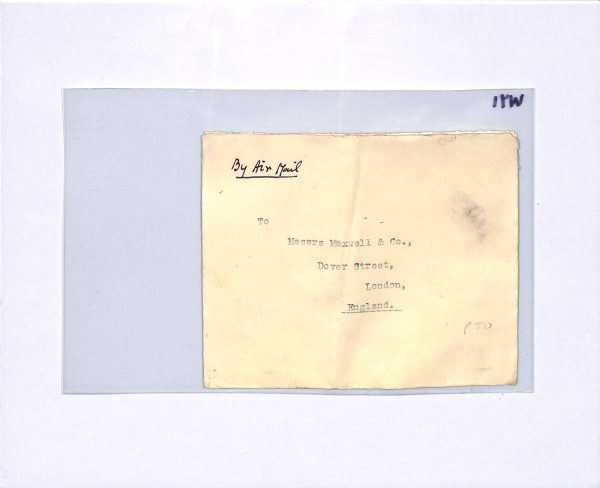INDIA Bengal KGV Cover *NAZARGUNJ RAJ* Crest PRINCELY STATE Military ROYALTY WY1 - Image 8