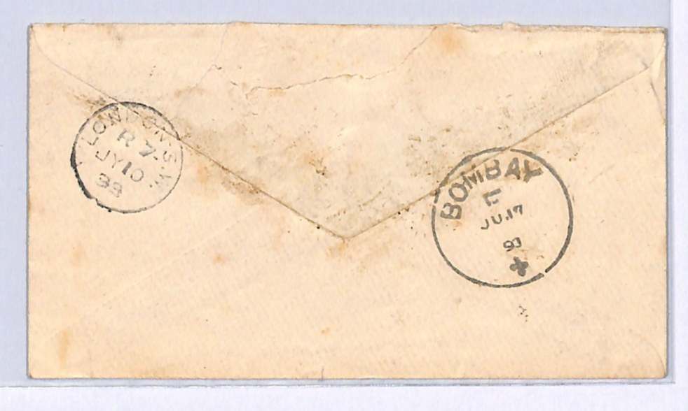 INDIA GB ROYALTY MAIL Super QV Cover *PRINCE OF WALES* (KEVII) HRH Address WN57 - Image 4