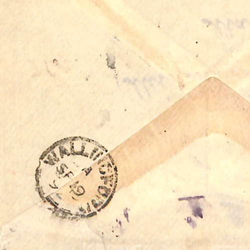 INDIA QV Cover Mussooree *LIBRARY* POST OFFICE Squared Circle Wallingford WE77 - Image 8