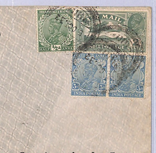 INDIA USED *BAHRAIN* Air 1932 Cover IMPERIAL FIRST FLIGHT Gulf-London {Joffe}VT1 - Image 2