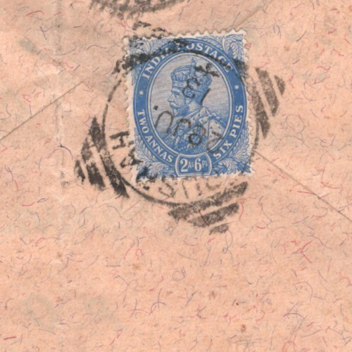 INDIA USED IRAQ Cover *BUSRAH* 1913 SQUARED CIRCLE (Basrah) Middle East KA348