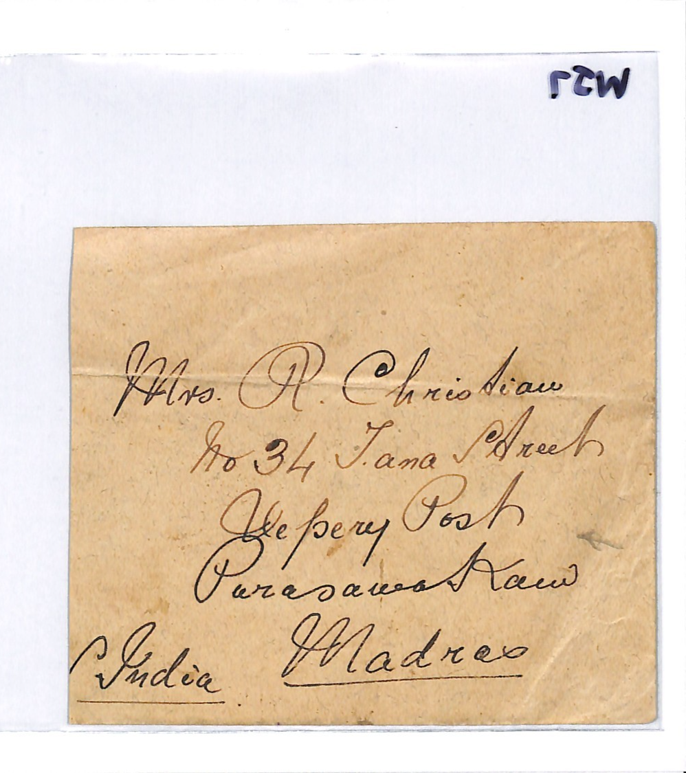IRAQ BRITISH OCCUPATION Cover *KUT CAMP (IRAQ)* 1921 CDS India Madras WJ7 - Image 14