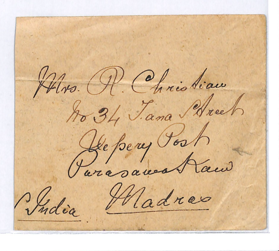 IRAQ BRITISH OCCUPATION Cover *KUT CAMP (IRAQ)* 1921 CDS India Madras WJ7 - Image 5