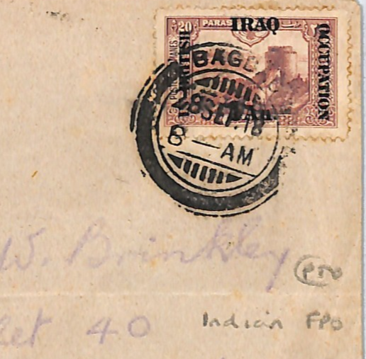 IRAQ BRITISH OCCUPATION WW1 Cover INDIAN *FPO.85* India Army 1918 Signals WJ12 - Image 4