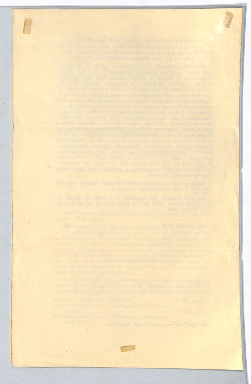 IRELAND EIRE Imperial Airways Cover 1931 AIR Notice TANGANYIKA (KUT) RETOUR VL4 - Image 3