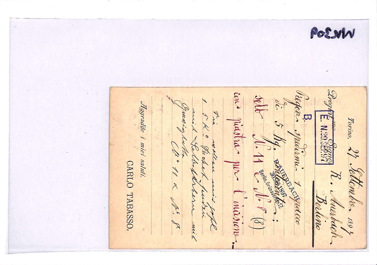 ITALY Postcard *TURIN EXHIBITION* 1897 ART Early EXPO LABEL Berlin Mail WK309 - Image 12