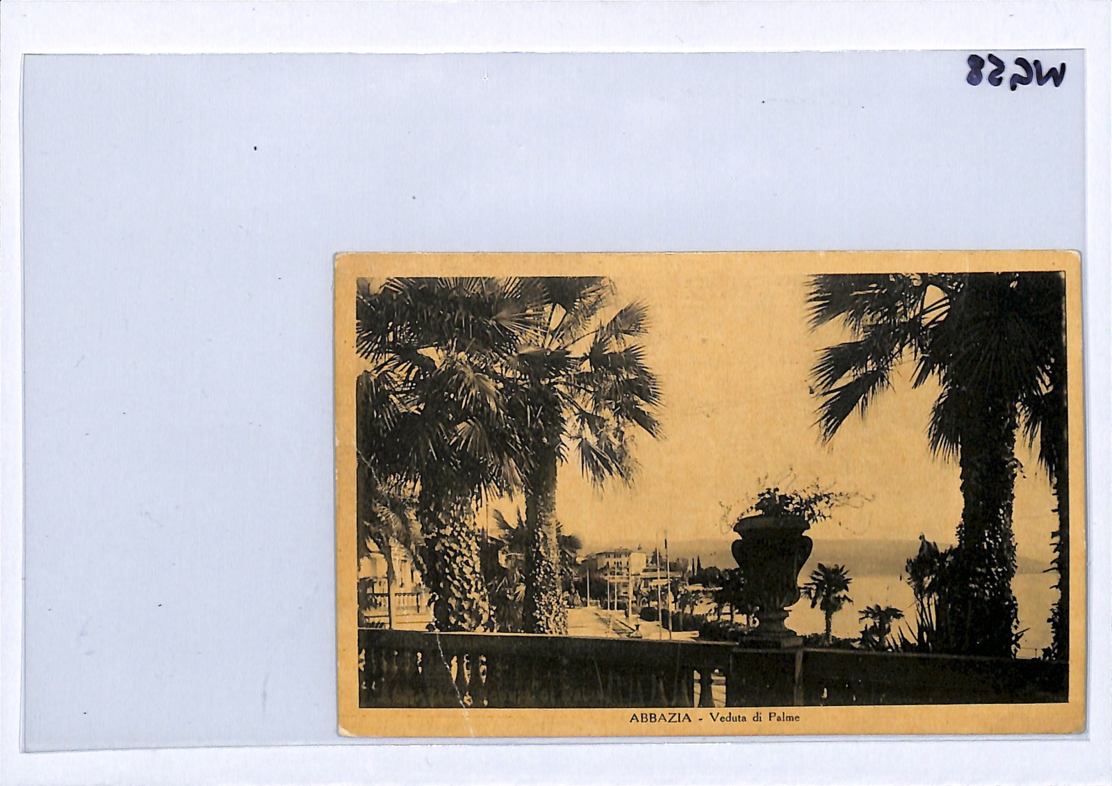 ITALY USED CROATIA Postcard *ABBAZIA-FIUME* 1937 TPO Railway Mail Serbia WG58 - Image 8
