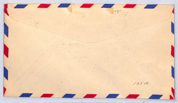 IVORY COAST Air Mail HIGH VALUES{5} Cover Abidjan 1946 France Cols PLANES YF250 - Image 4