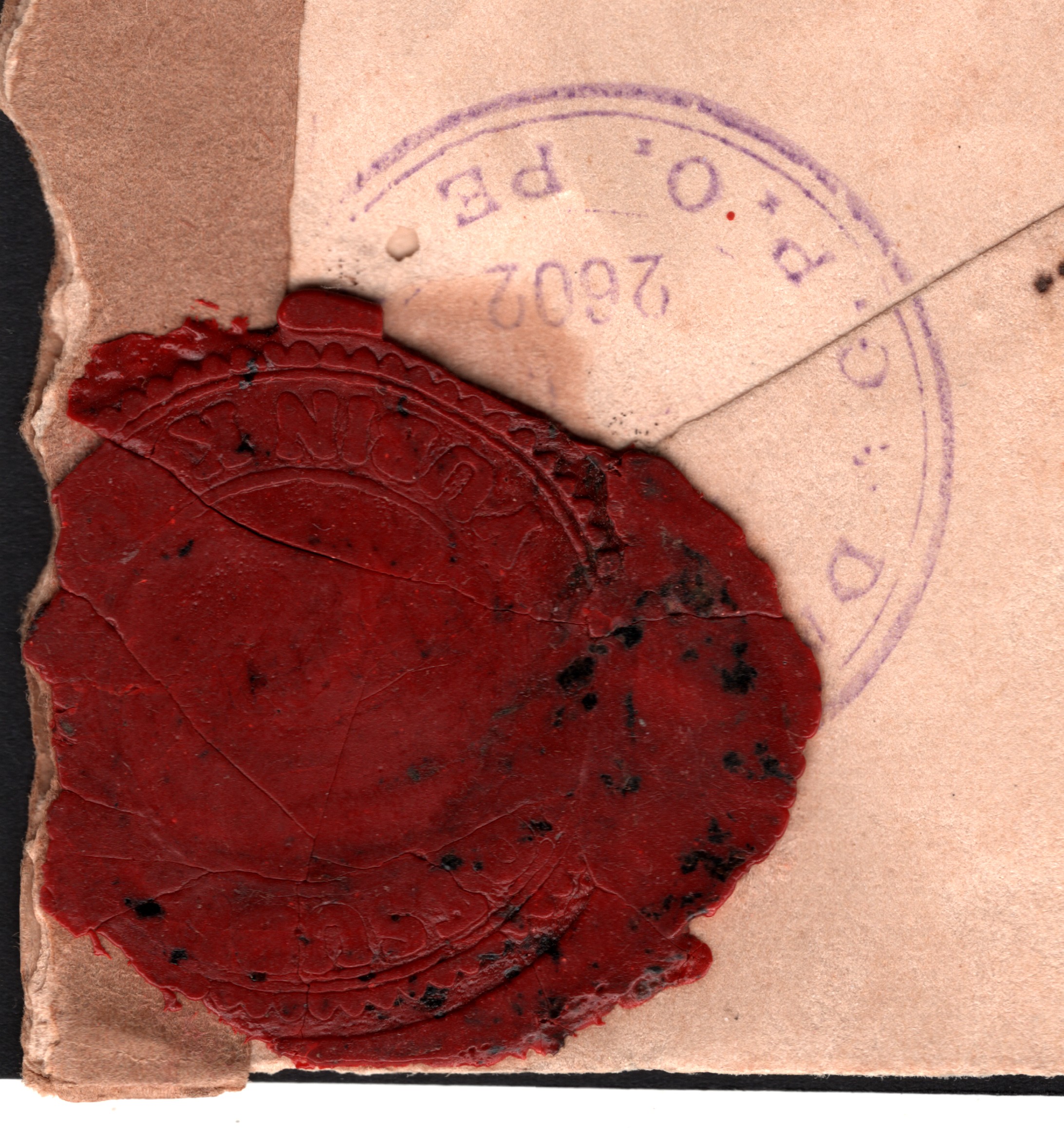 MALAYA STRAITS PENANG WW2 JAPAN OCCUPATION Registered Violet Rubber 1942 MS2235 - Image 8