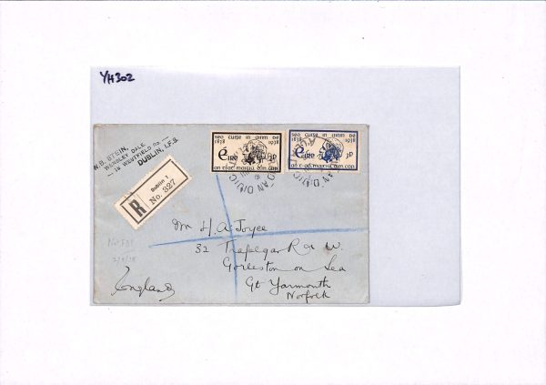 Ireland EIRE 1938 FDC *Father Mathew Theobald* SET Dublin First Day Cover YH302 - Image 5