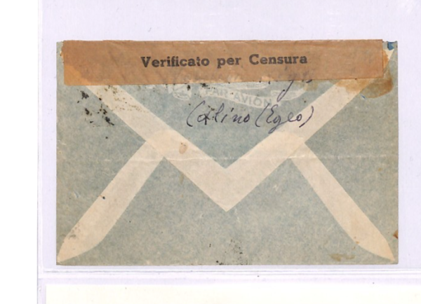 Italy Cols GREECE ISLANDS WW2 RODI 4L Cover *CALINO* 1942 Swiss Red Cross XD136 - Image 6