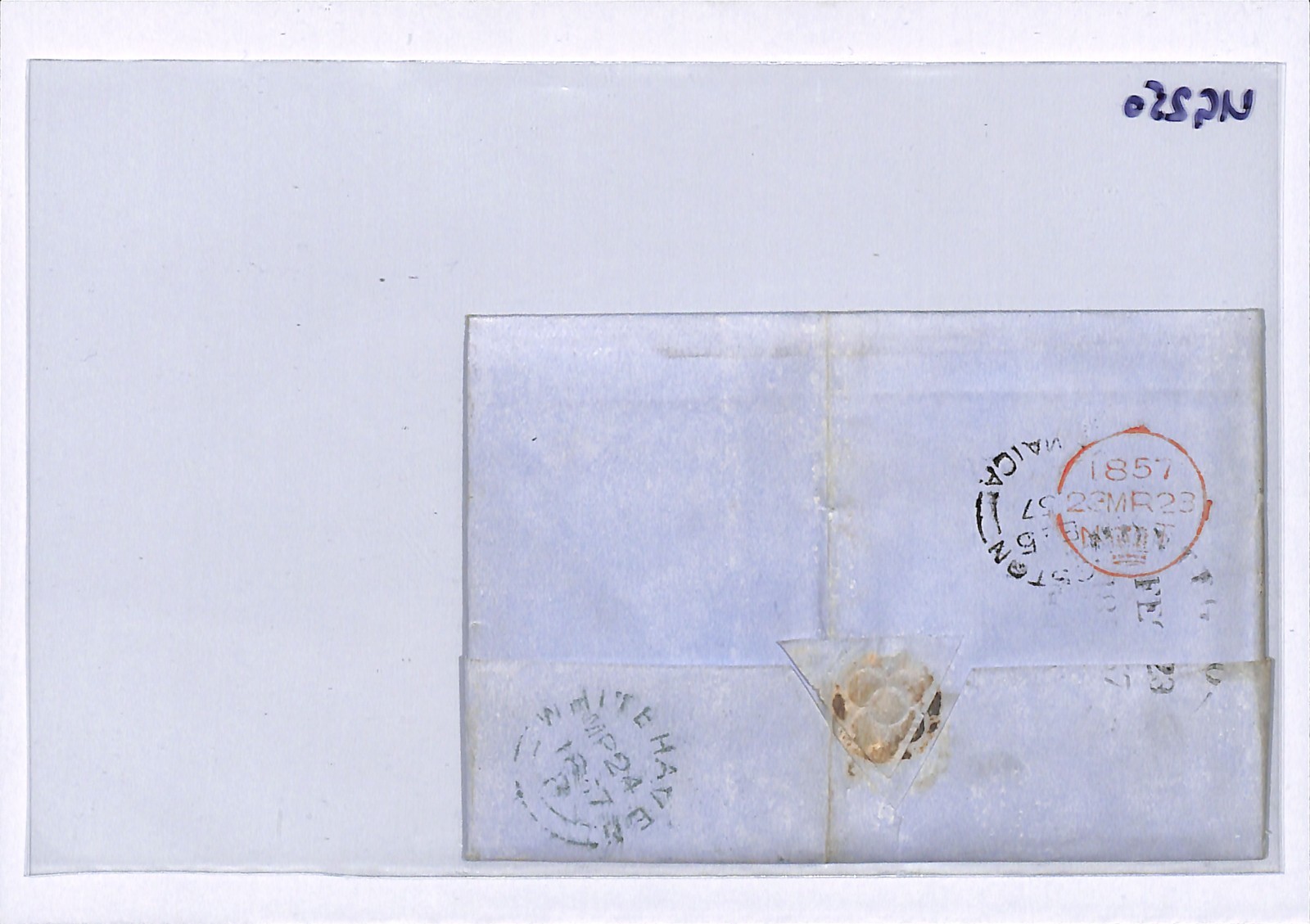 JAMAICA/GB TRANSATLANTIC Cover 1857 Montego Bay EL SHIP BUILDER Whitehaven UG250 - Image 10
