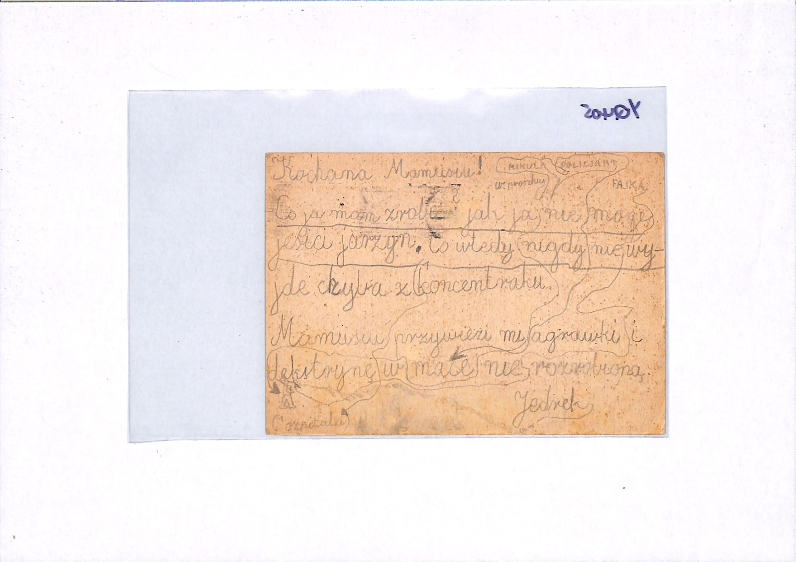 JUDAICA Austria WW2 SLOGAN Card Polish Message 1943 *LISSAK* JEWISH FAMILY YQ405 - Image 13