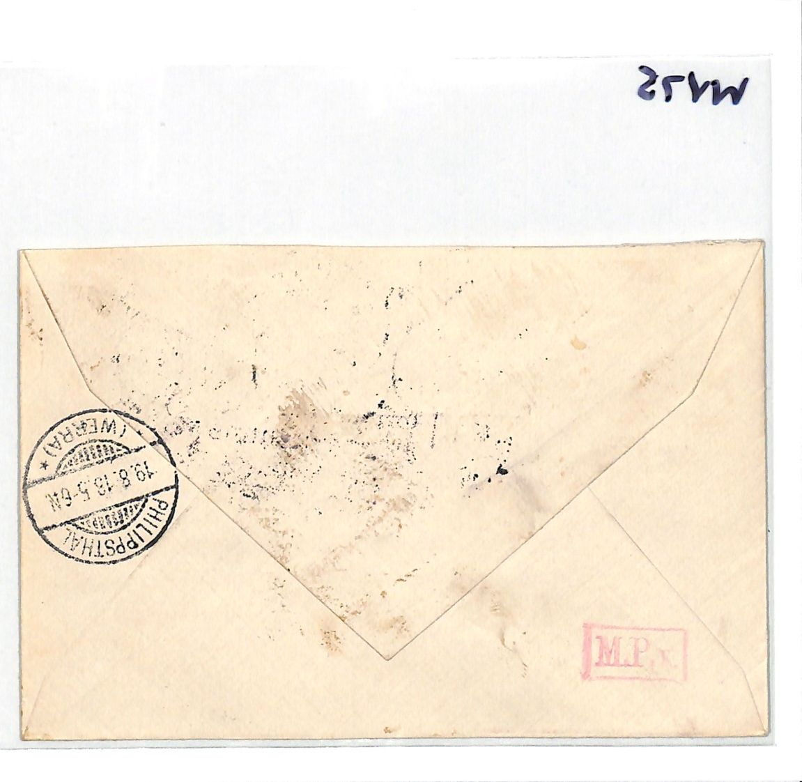 LATVIA WW1 Cover *OB OST* (Russia) Germany Occupation HASENPOTH Reg 1918 WV75 - Image 10