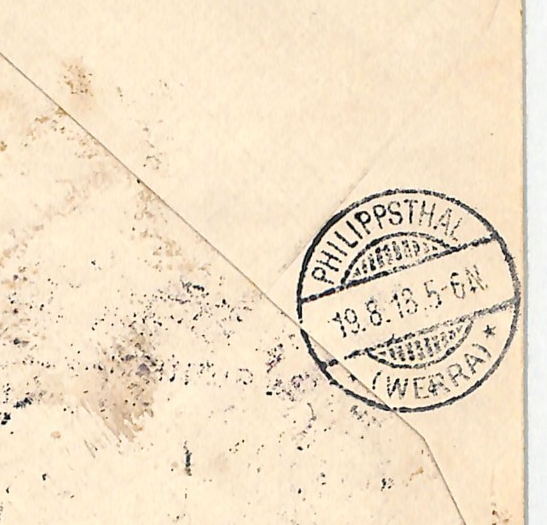 LATVIA WW1 Cover *OB OST* (Russia) Germany Occupation HASENPOTH Reg 1918 WV75 - Image 5