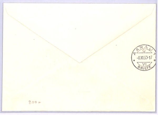 LIECHTENSTEIN 1950 FDC Cover *UPU* POSTHORN 100f Surcharge First Day Cover XV79 - Image 4