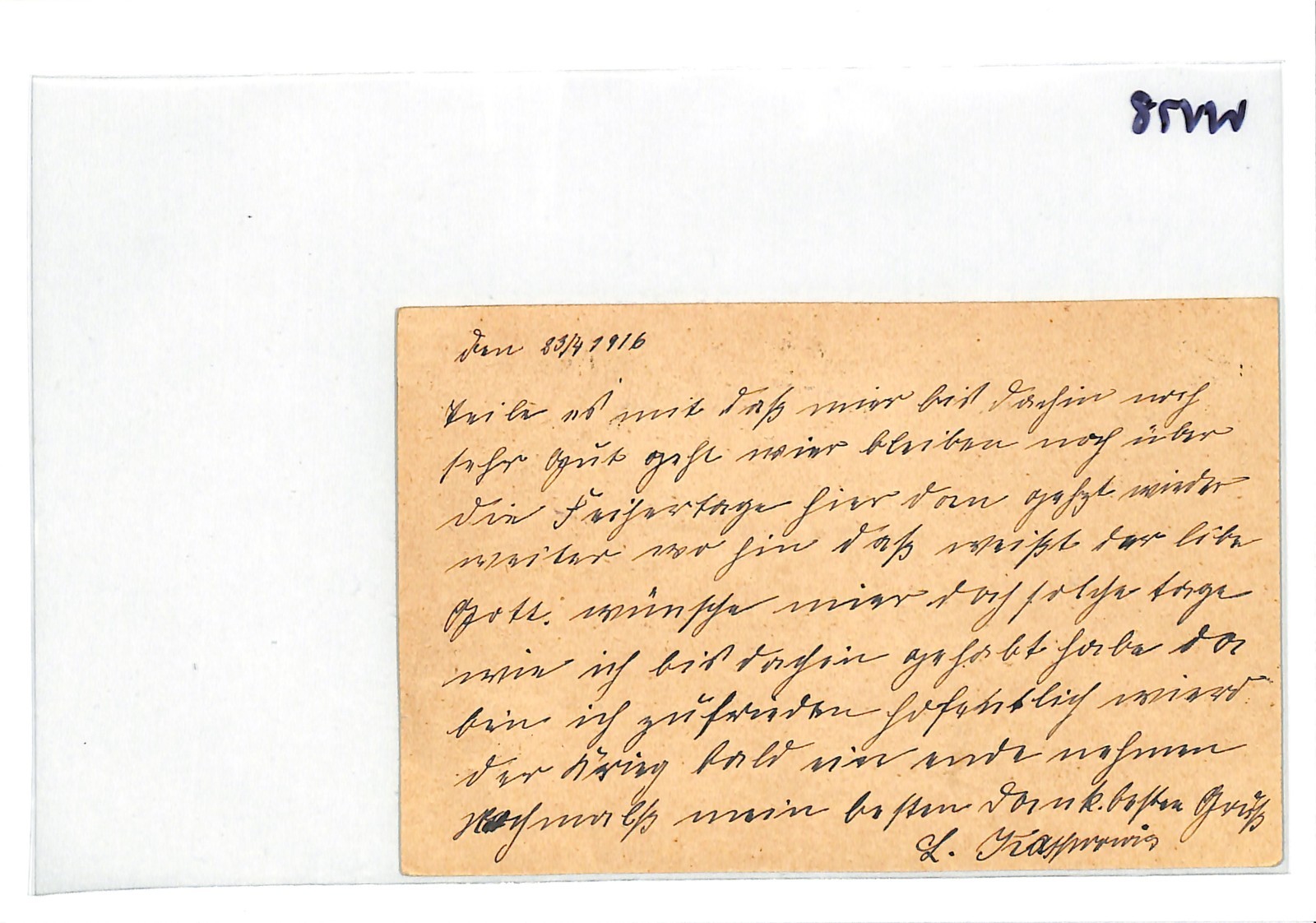 LITHUANIA WW1 Cover OB OST (Russia) Germany Occ Card *OLITA* Reg 1916 Exin WV78 - Image 5