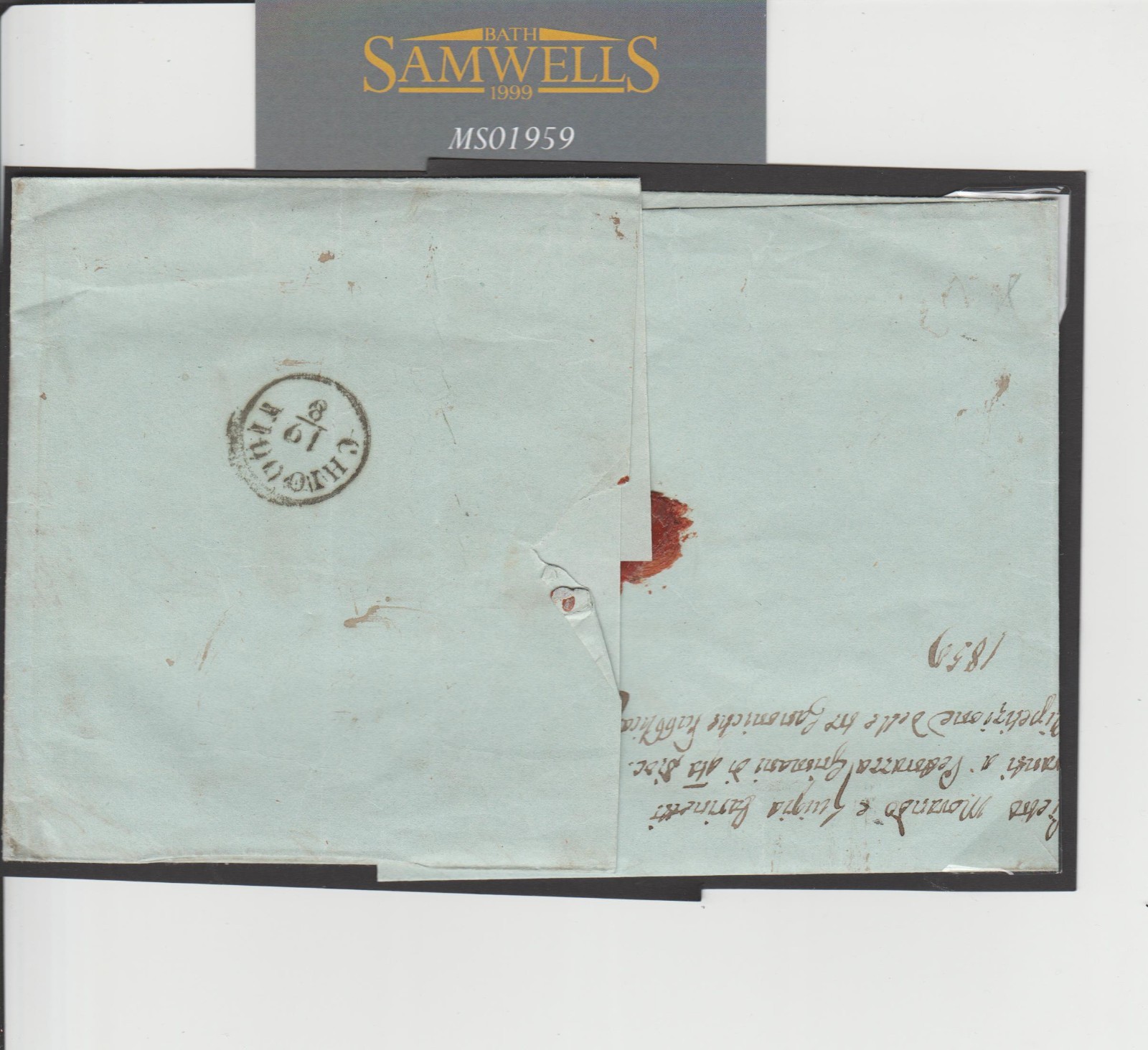 LOMBARDY-VENETO Italy OFFICIAL Cover INTAGLIO SEAL 1859 CARVARZERE Letter MS1959 - Image 7