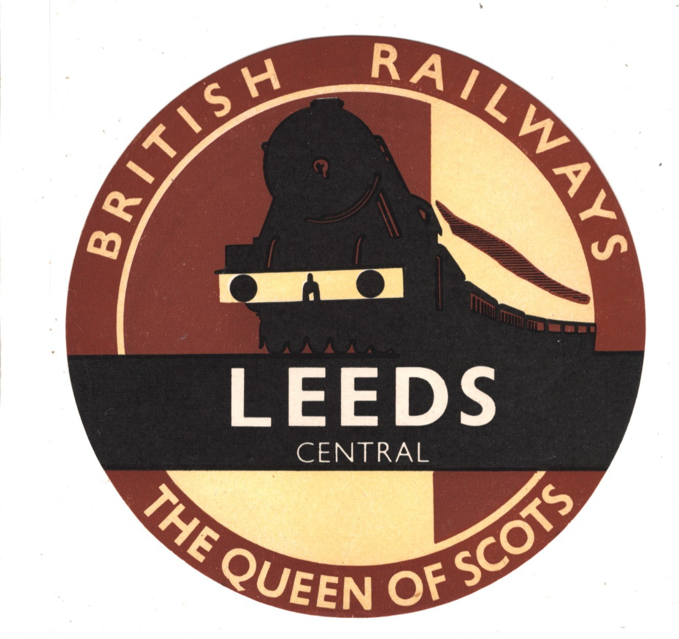 LONDON &NORTH EASTERN RAILWAY Illustrated Leeds Central QUEEN OF SCOTS LNER RS68 - Image 3