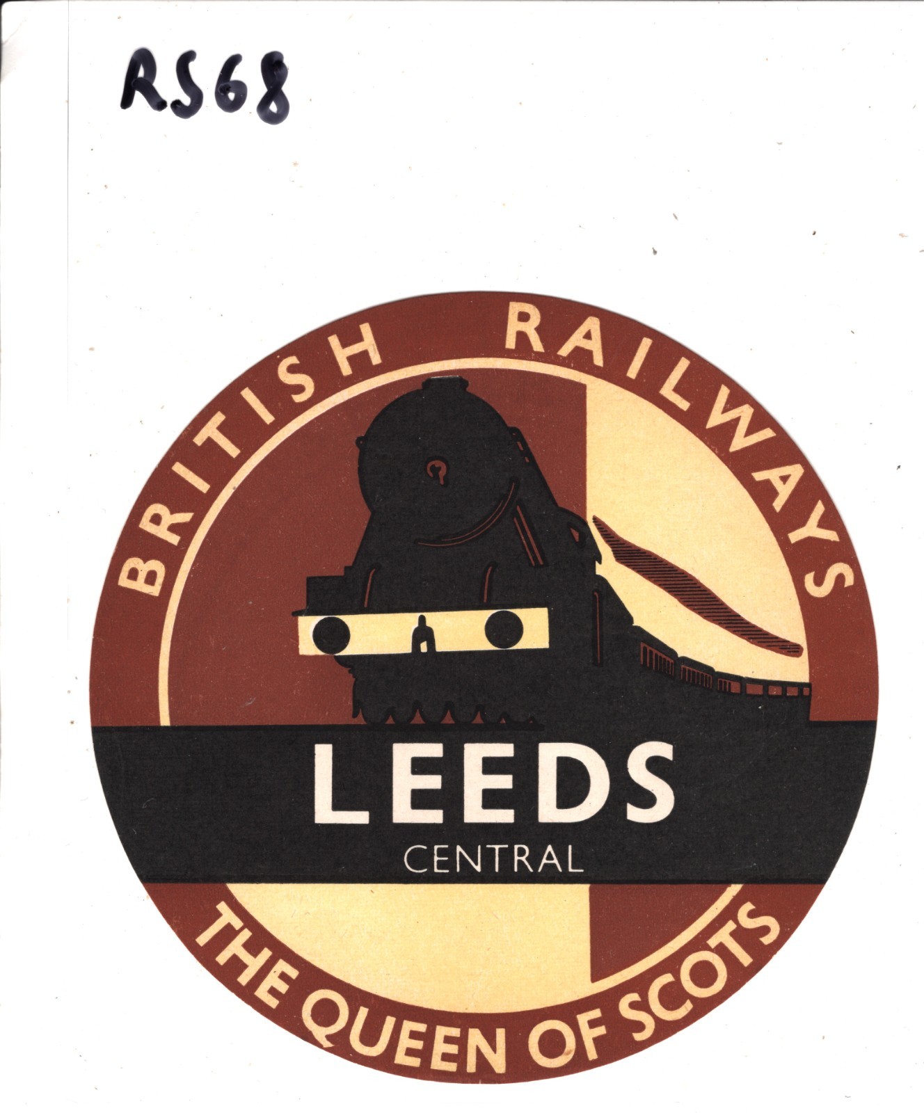 LONDON &NORTH EASTERN RAILWAY Illustrated Leeds Central QUEEN OF SCOTS LNER RS68 - Image 5