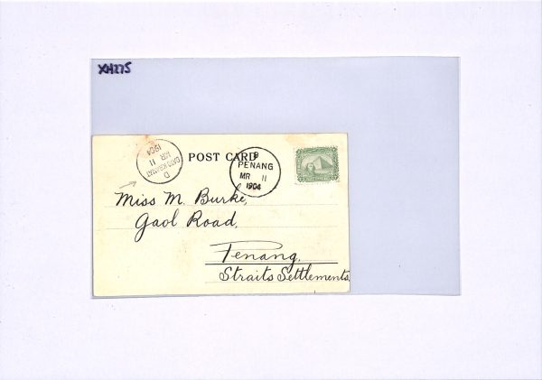 MALAYA Straits *DATO KRAMAT* 1904 CDS Arrival EGYPT PYRAMIDS Postcard XH275 - Image 11