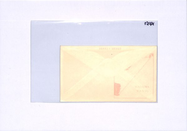 MALAYA USED COCOS ISLANDS Air Mail Cover 1954 Singapore{Samwells-covers}XF57 - Image 5