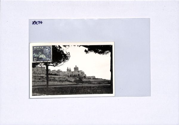 MALTA Postcard MDINA View-Side KGVI 2s Franking MAXI-CARD {samwells-covers}XK74 - Image 8
