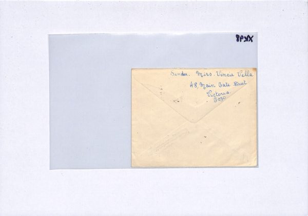 MALTA WW2 Cover *GOZO* 1944 CDS KGVI 3d Rate POSTAL CENSOR Framed New York XK98 - Image 6