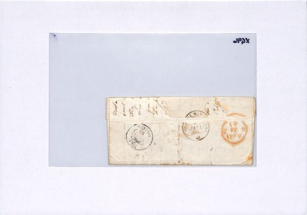 MARTINIQUE Cover 1850 *Basse Pointe* Letter COLONIES/ART.13 Cachet France XG96 - Image 8