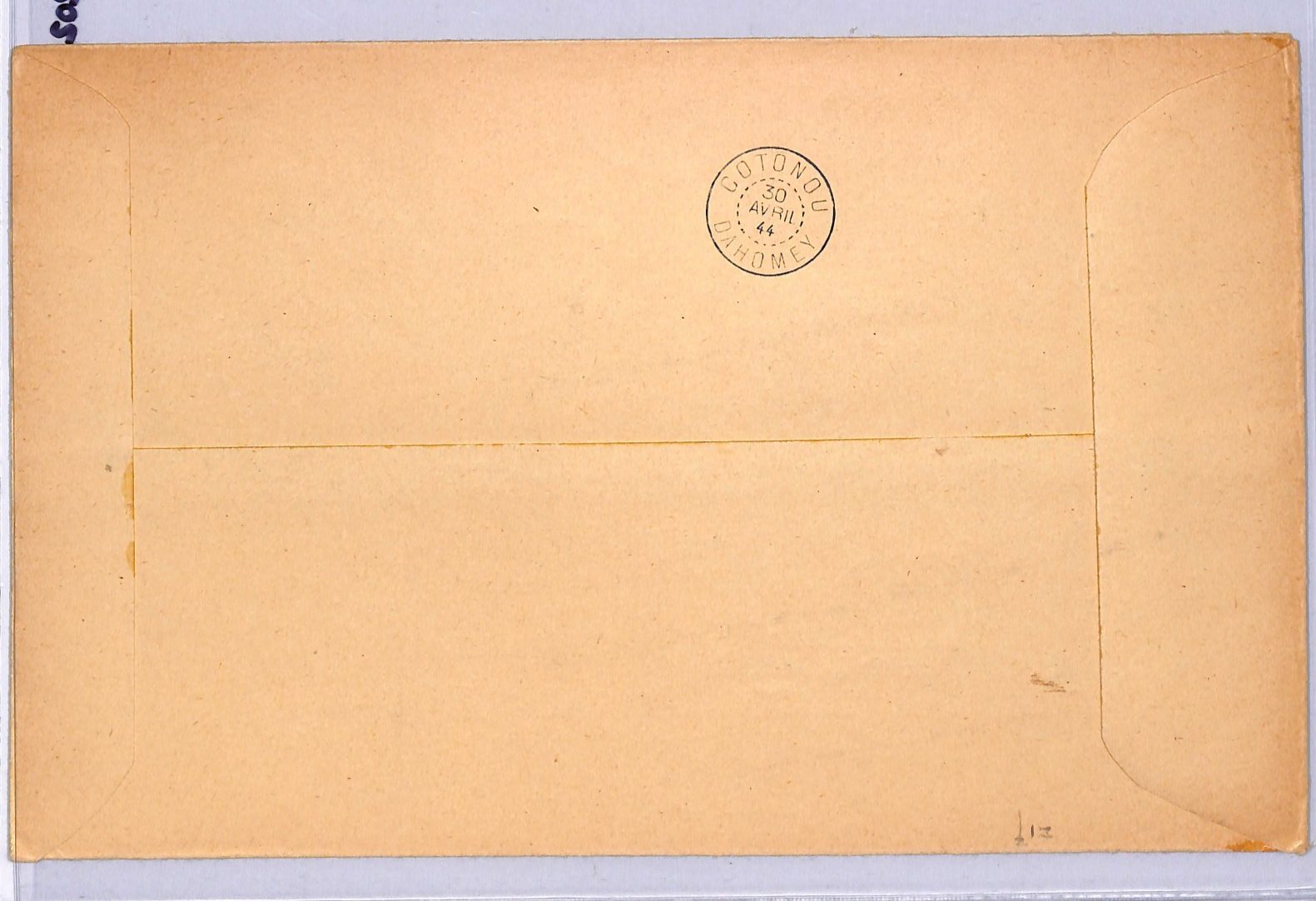 MAURITANIA & SENEGAL AOF WW2 Surcharges Used DAHOMEY 1944 RED CROSS Cover WT202 - Image 4