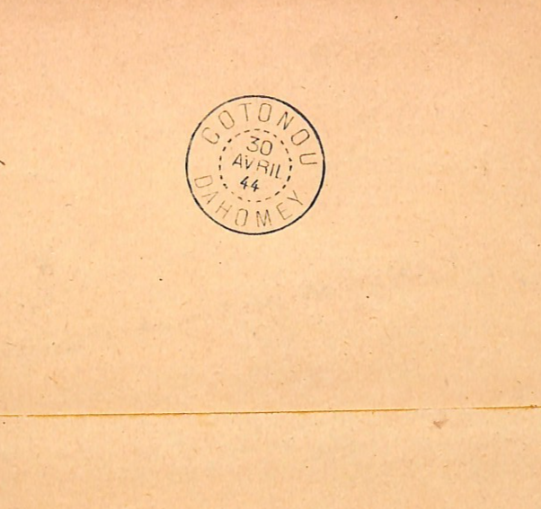 MAURITANIA & SENEGAL AOF WW2 Surcharges Used DAHOMEY 1944 RED CROSS Cover WT202 - Image 9