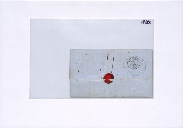 MAURITIUS Cover EL Port Louis 1857 STEAMER AZOFF France Bordeaux{samwells}XG91 - Image 8