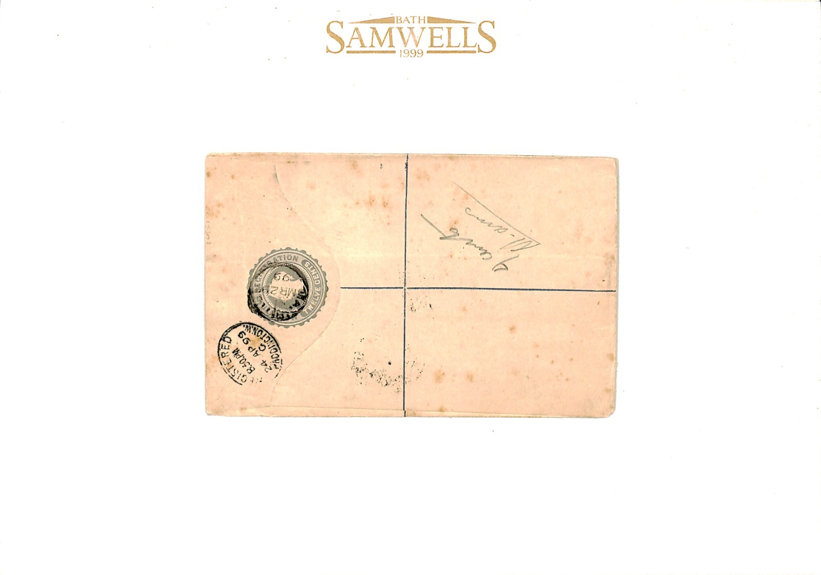 MAURITIUS Cover QV Registered Stationery Uprated 18c ARMS 1899 Paddington W210a - Image 8