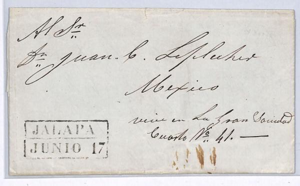 MEXICO Historic Letter 1848 AMERICAN WAR Aftermath *JALAPA* Cover (US Army) WX57 - Image 11