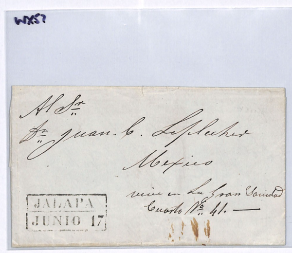 MEXICO Historic Letter 1848 AMERICAN WAR Aftermath *JALAPA* Cover (US Army) WX57 - Image 16