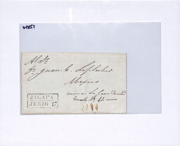 MEXICO Historic Letter 1848 AMERICAN WAR Aftermath *JALAPA* Cover (US Army) WX57 - Image 19