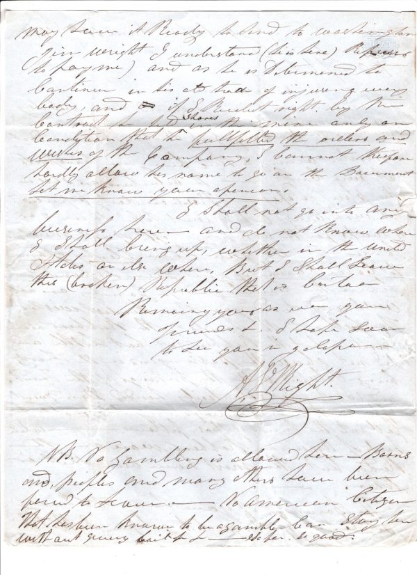 MEXICO Historic Letter 1848 AMERICAN WAR Aftermath *JALAPA* Cover (US Army) WX57 - Image 9