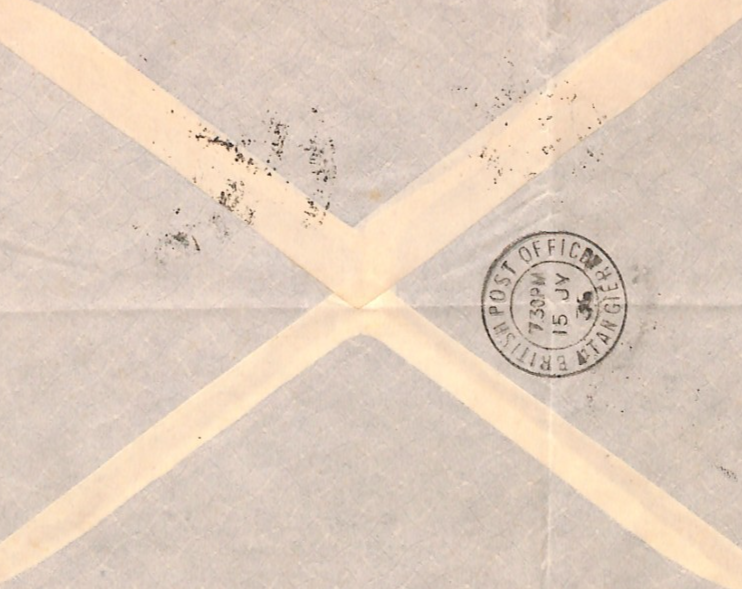 MOROCCO AGENCIES GB Overprint KGV Cover 1935 *SILVER JUBILEE* BLOCK Tangier YB57 - Image 10