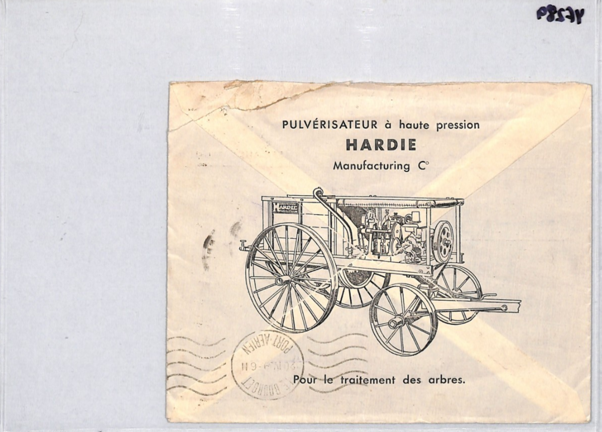 MOROCCO AGRICULTURE ADVERT Cover PULVERISING MACHINE France Cols 1939 USA YF289 - Image 12