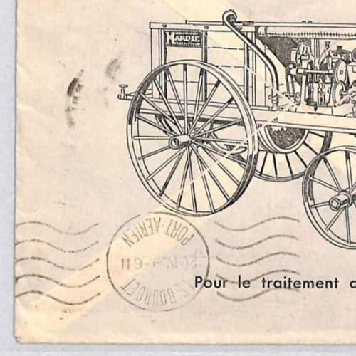 MOROCCO AGRICULTURE ADVERT Cover PULVERISING MACHINE France Cols 1939 USA YF289 - Image 8