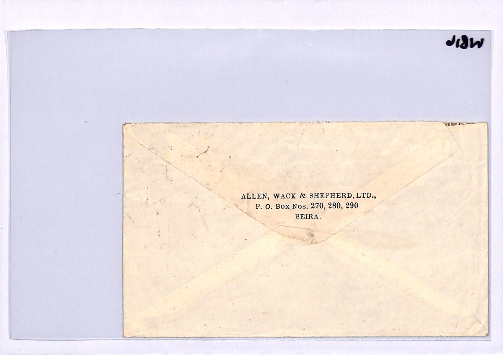 MOZAMBIQUE Company WW2 Cover N. RHODESIA *CENSOR* Luanshya 1941 Copper Mine WB16 - Image 6
