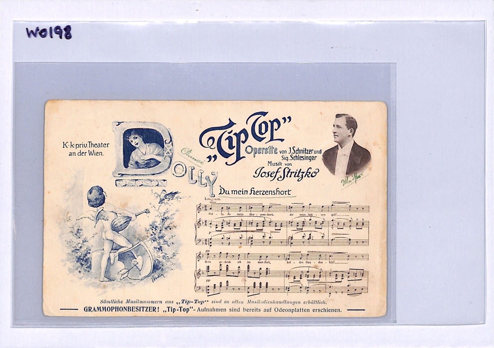 MUSIC Operetta *TIP-TOP* Austria ADVERT Postcard Schnitzer/Schlesinger ART WO198 - Image 10