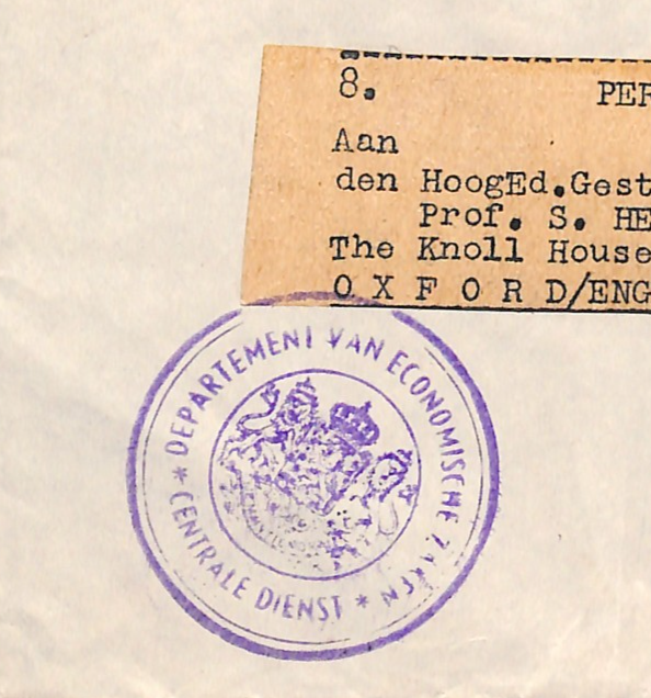 NED-INDIE Overprint *INDONESIA* 1948 Mixed Franking 1g PAIR Official Cover WH165 - Image 4