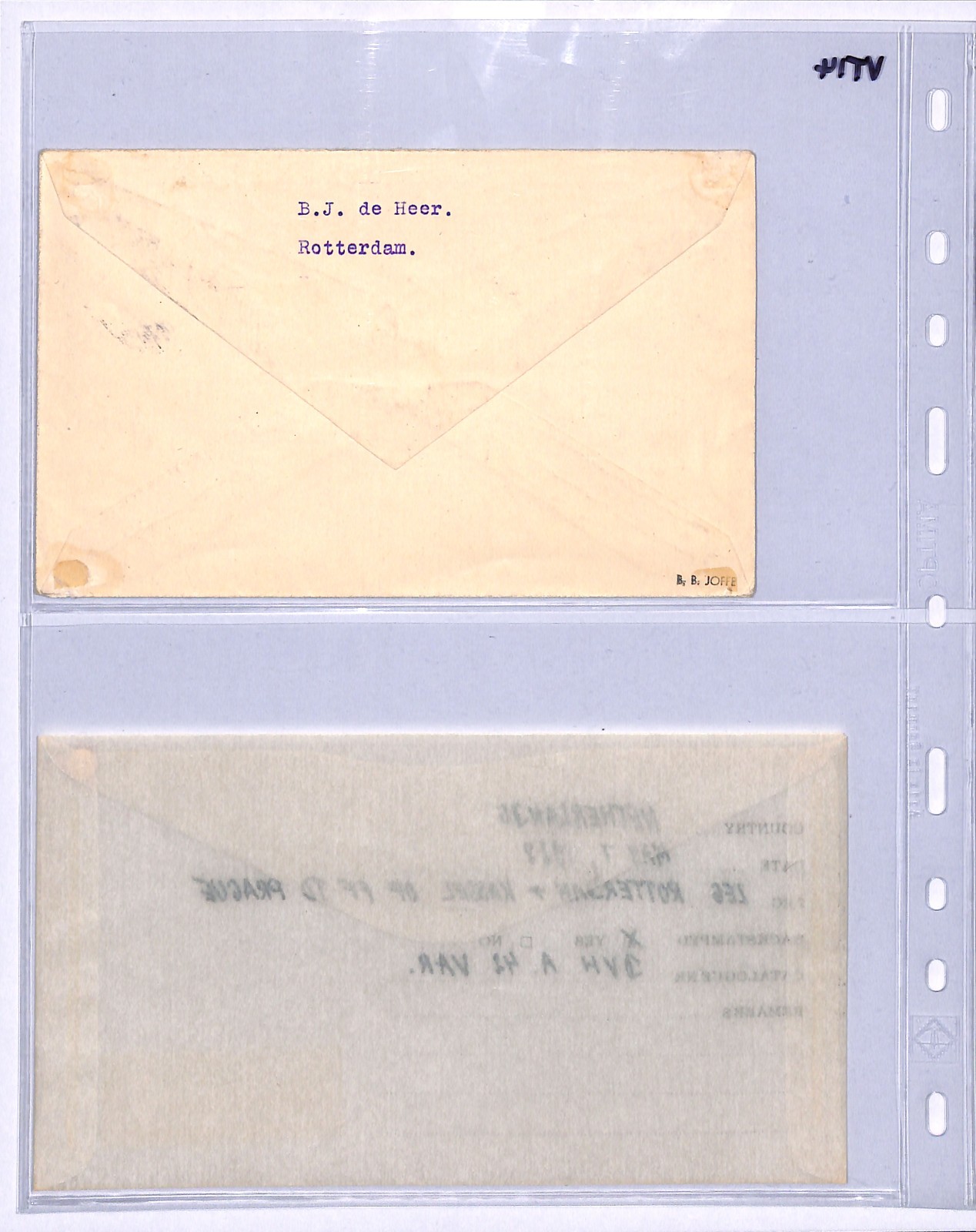NETHERLANDS Air 1928 Cover FIRST FLIGHT GERMANY Rotterdam-Kassel (Prague) VT14 - Image 6