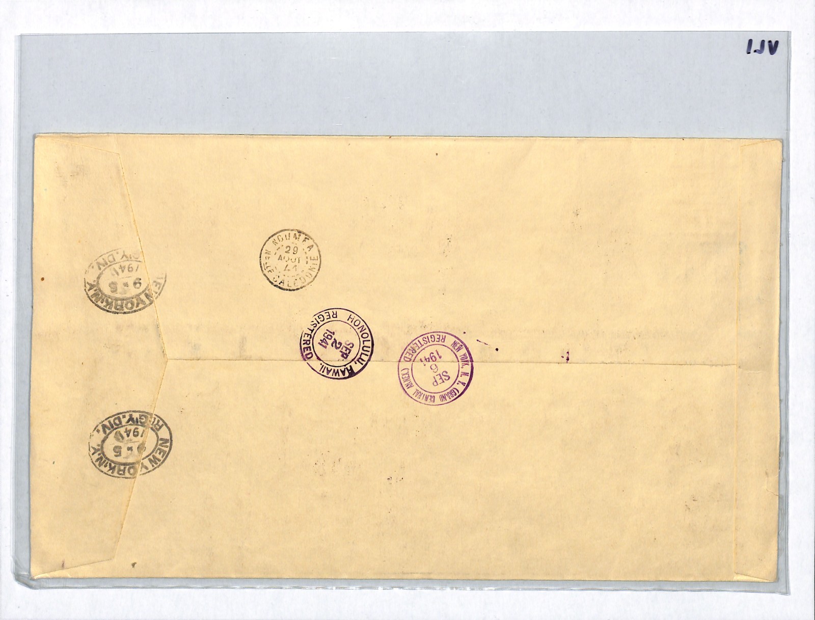 NEW HEBRIDES WW2 *FRANCE LIBRE* O/p 1941 Set Cover POSTAGE DUE Victory Label VL1 - Image 7